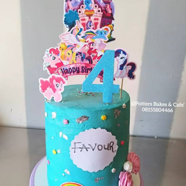 Cartoon Character Buttercream Cake